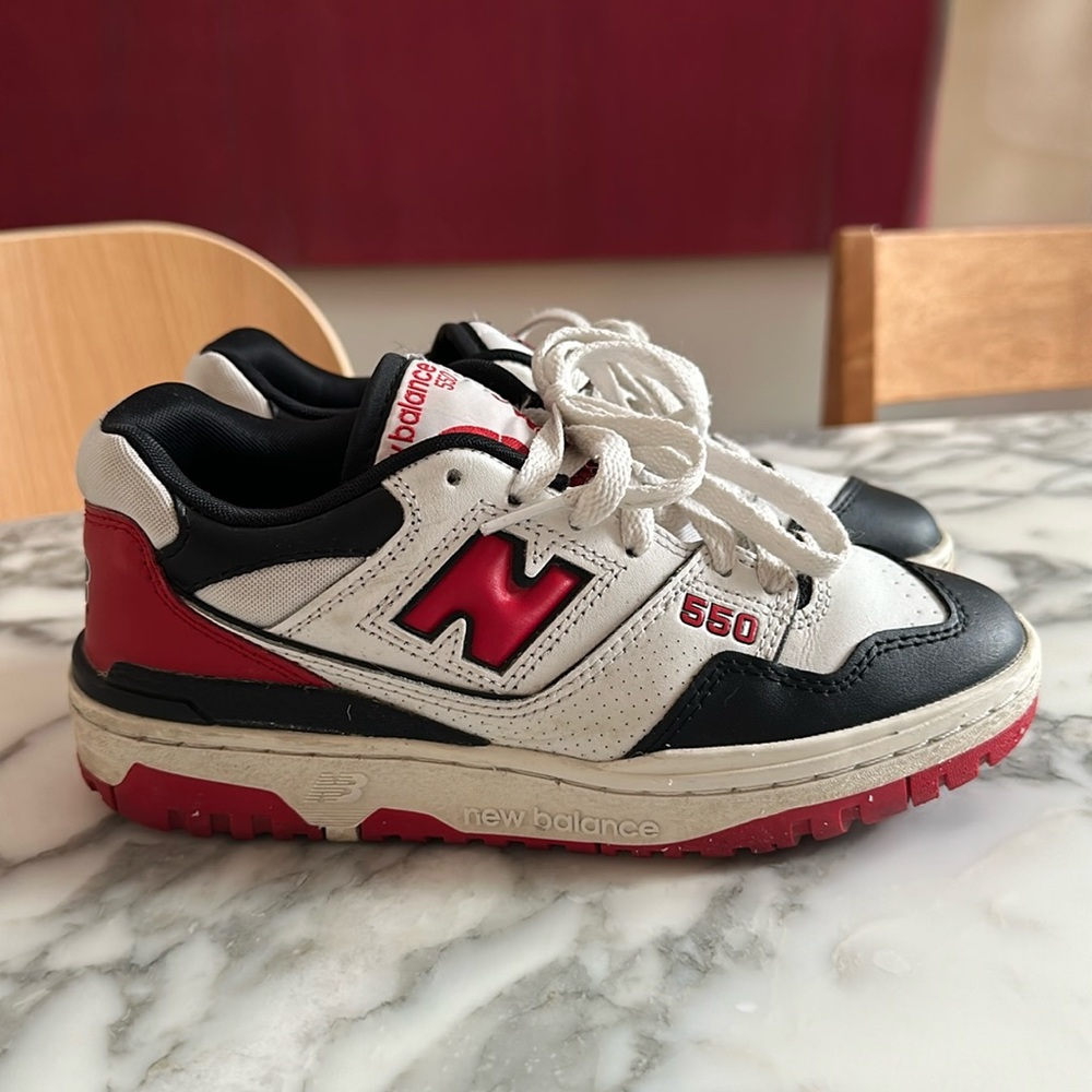 New Balance 550 in Red and Black size US 4 / EU 36